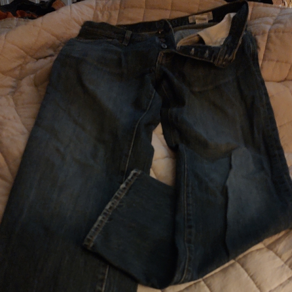 Men's Straight Jeans - Blue - Picture 4 of 4